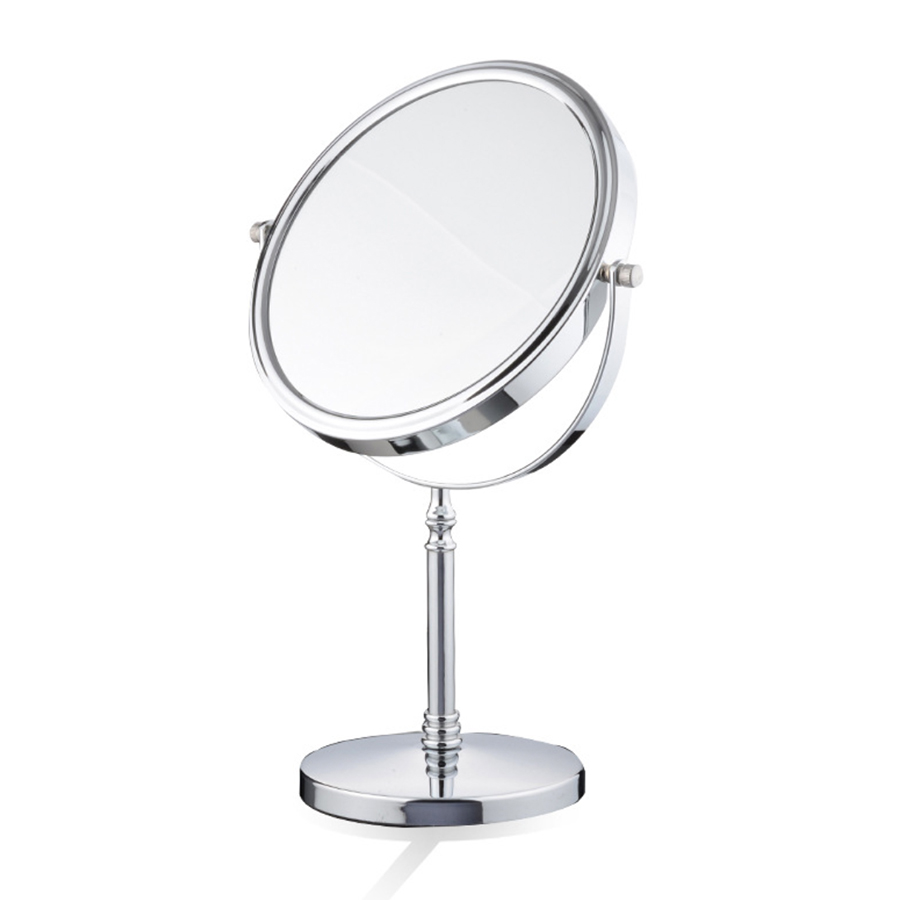 SUK#6002 Double-sided Vanity Mirror in Silver