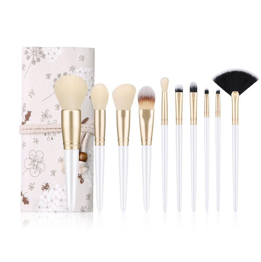 ST7176 White Makeup brush set